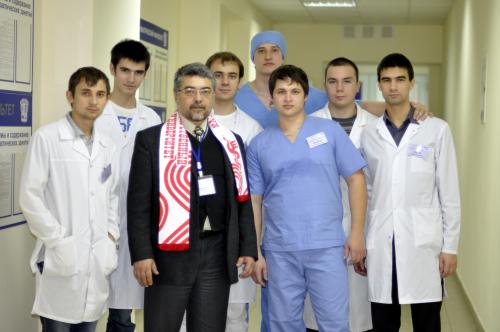 Участники поволжской олимпиады по хирургии 2011 года.